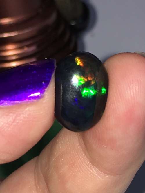 3.02ct NATURAL black Opal